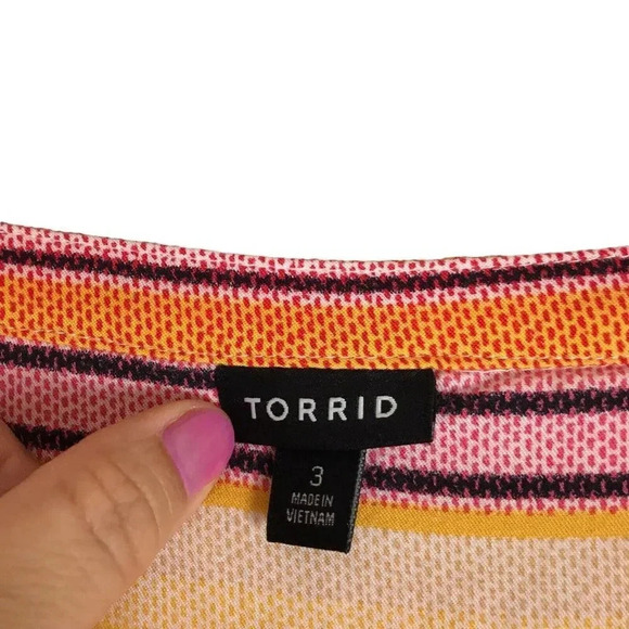 Torrid Shirt Dress Zip Front Size 3 3X Pockets Drawstring Waist Roll Tab Sleeves - Picture 2 of 15